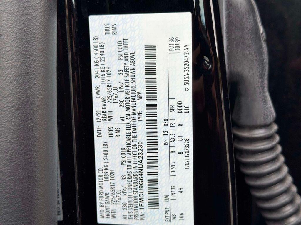 used 2022 Ford Escape car, priced at $19,495