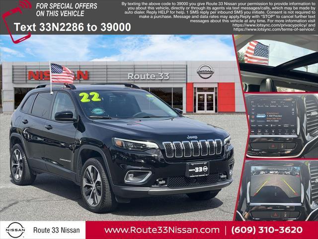 used 2022 Jeep Cherokee car, priced at $29,495