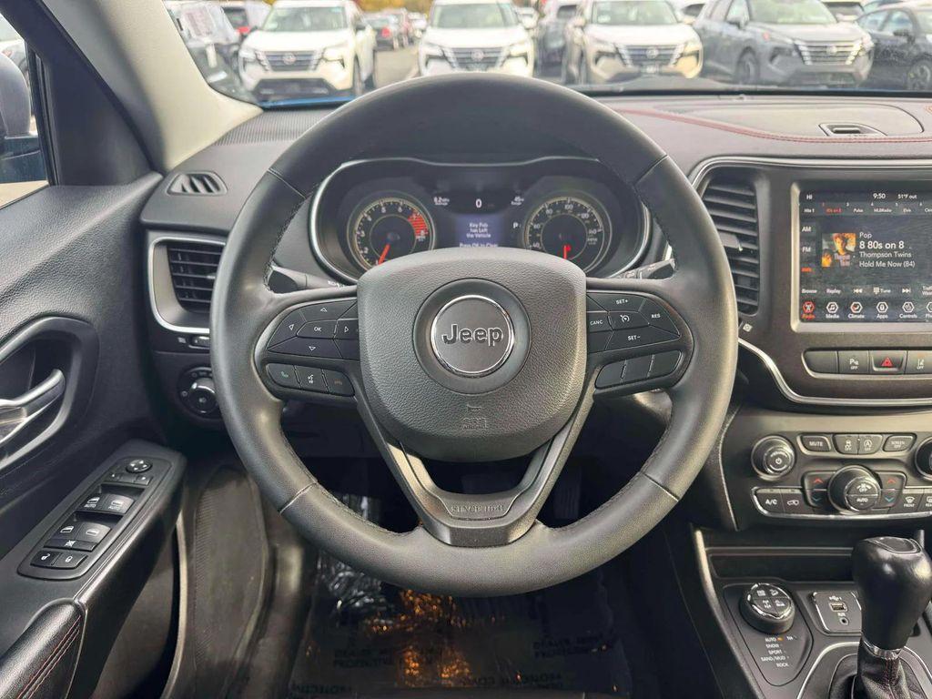 used 2021 Jeep Cherokee car, priced at $19,495