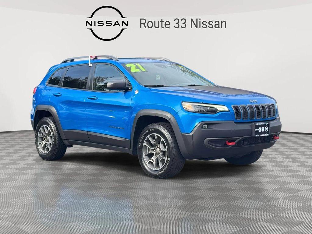 used 2021 Jeep Cherokee car, priced at $19,495