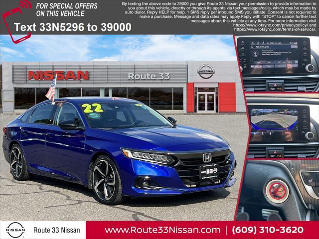 used 2022 Honda Accord car, priced at $22,695