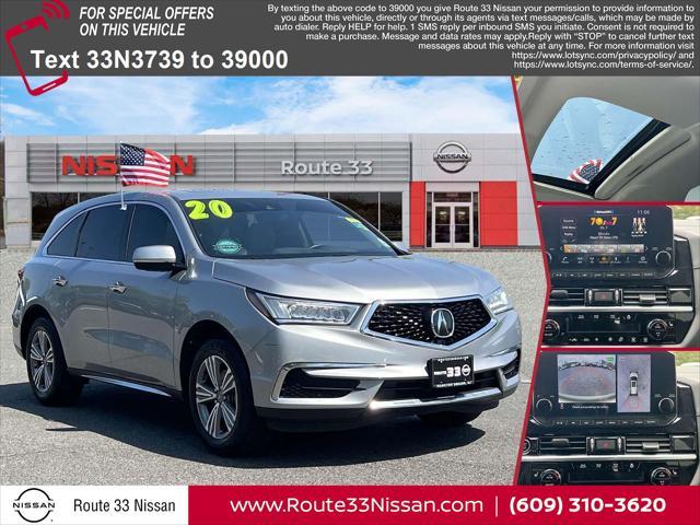 used 2020 Acura MDX car, priced at $24,295