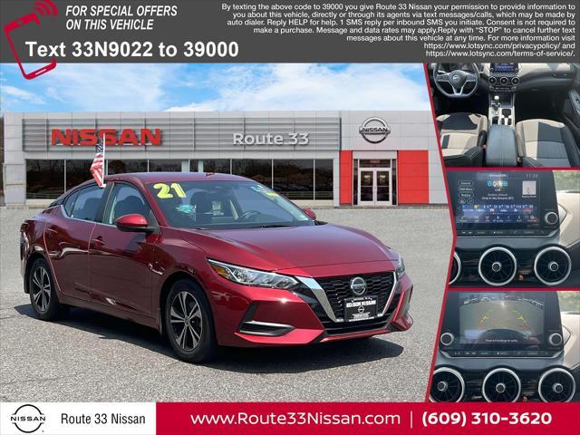 used 2021 Nissan Sentra car, priced at $18,595