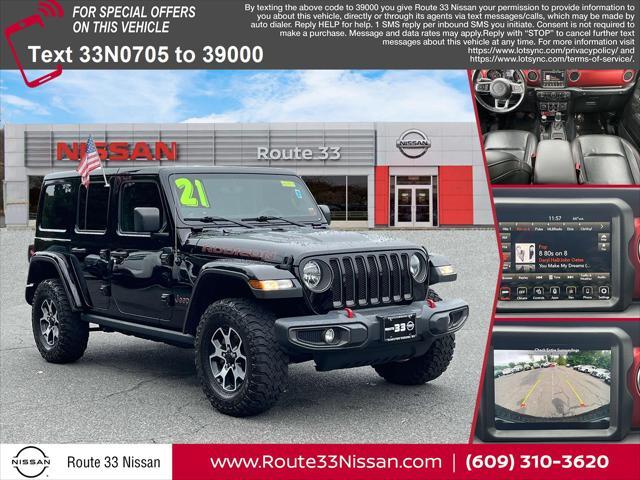 used 2021 Jeep Wrangler Unlimited car, priced at $38,595