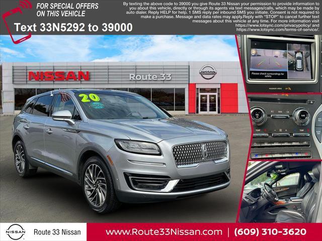 used 2020 Lincoln Nautilus car, priced at $21,695