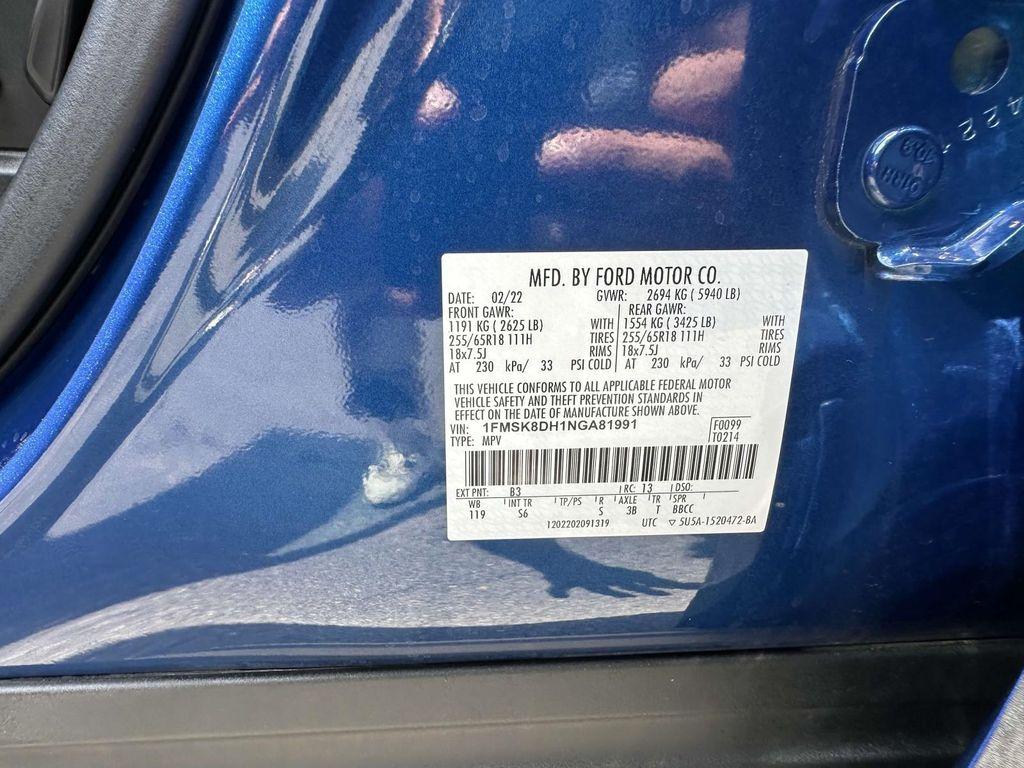 used 2022 Ford Explorer car, priced at $29,995
