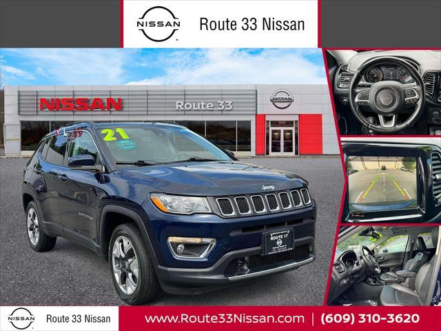 used 2021 Jeep Compass car, priced at $22,695