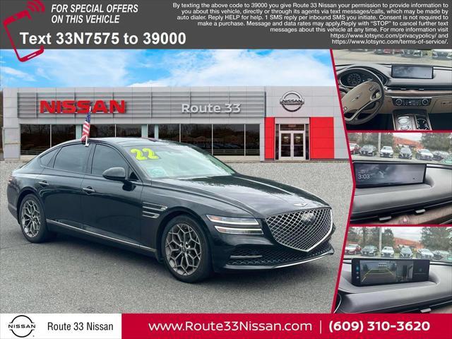 used 2022 Genesis G80 car, priced at $34,795