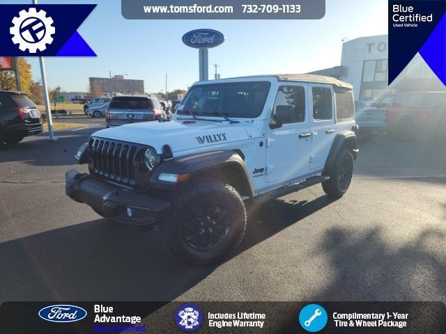 used 2021 Jeep Wrangler Unlimited car, priced at $33,882