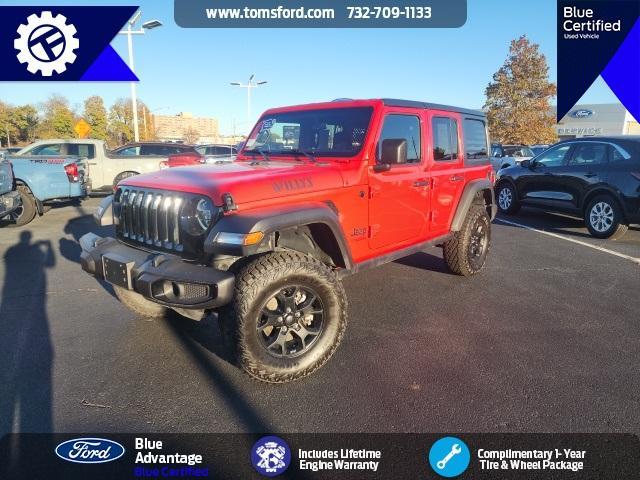 used 2021 Jeep Wrangler Unlimited car, priced at $24,998