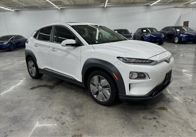 used 2021 Hyundai Kona EV car, priced at $13,800