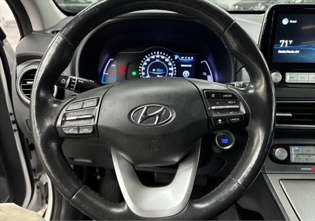 used 2021 Hyundai Kona EV car, priced at $13,800