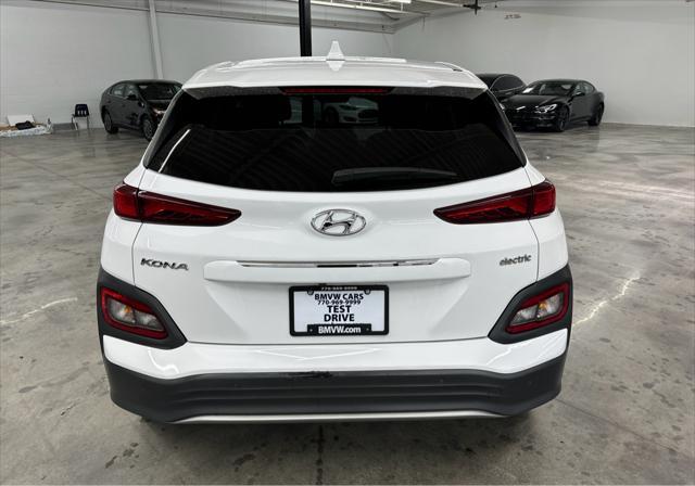 used 2021 Hyundai Kona EV car, priced at $13,800