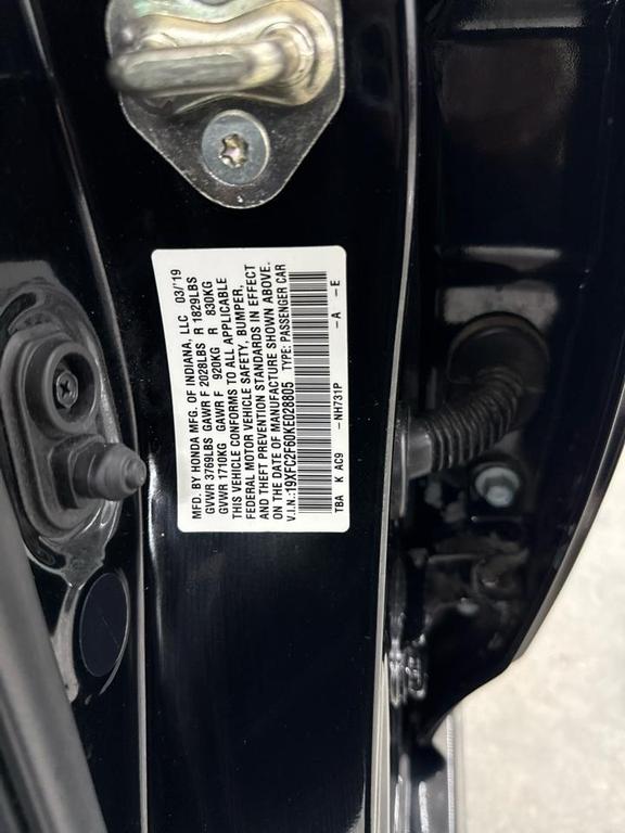 used 2019 Honda Civic car, priced at $19,500