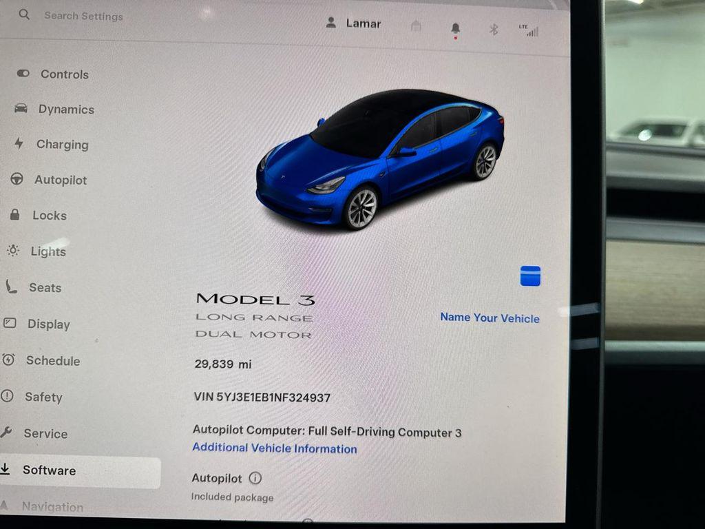 used 2022 Tesla Model 3 car, priced at $26,800