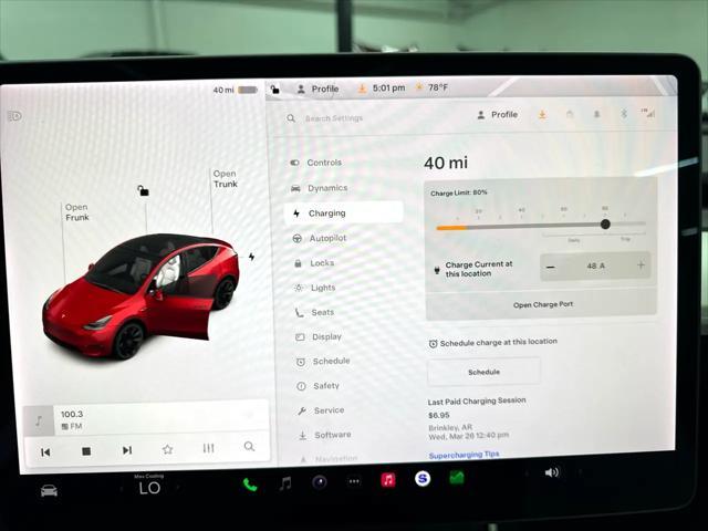 used 2021 Tesla Model Y car, priced at $22,000