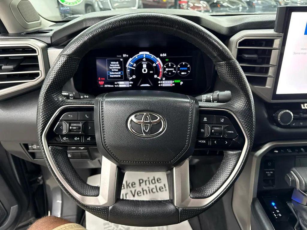 used 2022 Toyota Tundra Hybrid car, priced at $46,800