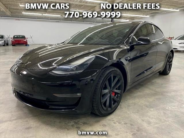 used 2021 Tesla Model 3 car, priced at $18,500