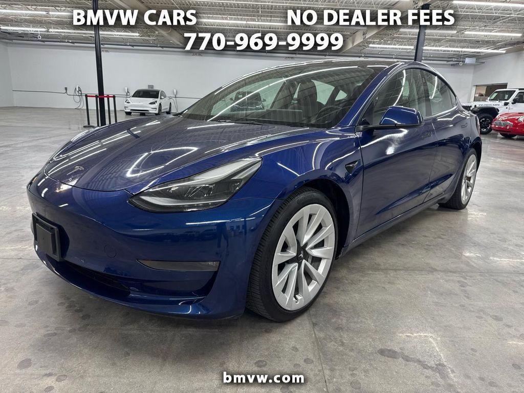 used 2022 Tesla Model 3 car, priced at $18,000
