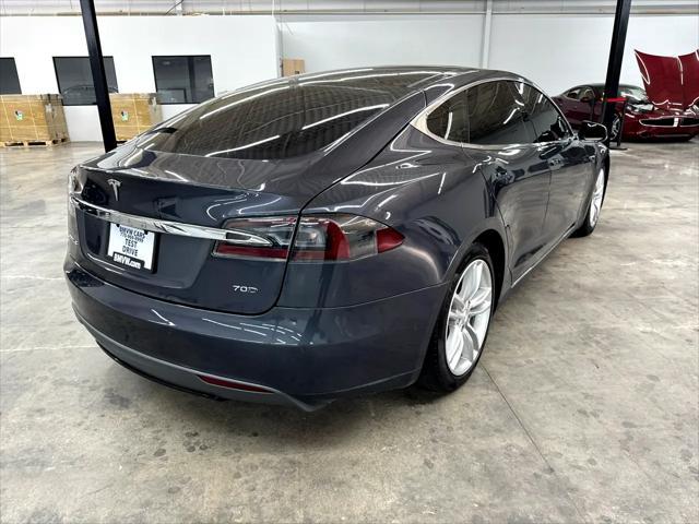 used 2015 Tesla Model S car, priced at $12,000