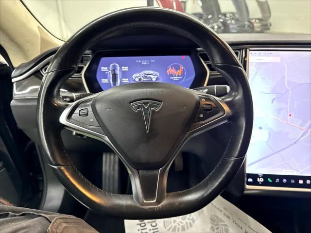 used 2015 Tesla Model S car, priced at $12,000