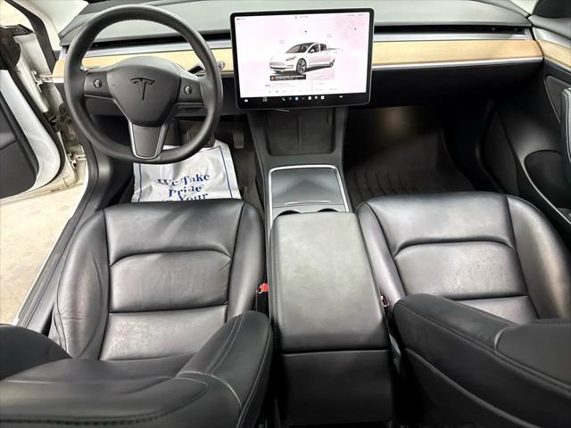 used 2022 Tesla Model 3 car, priced at $17,500