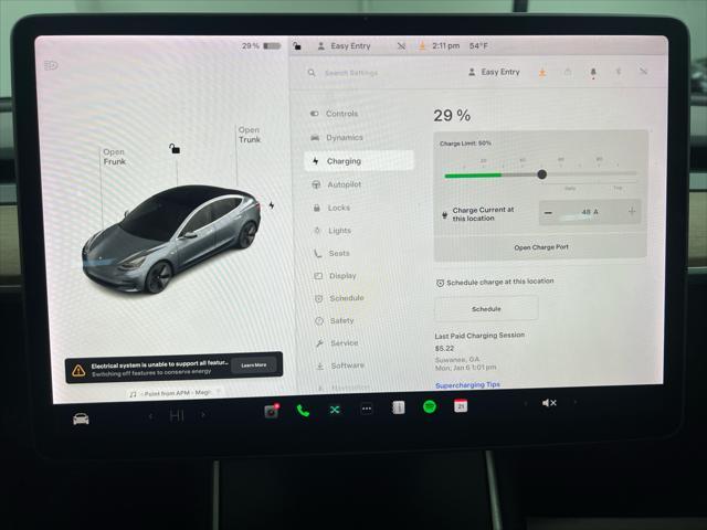 used 2019 Tesla Model 3 car, priced at $18,500