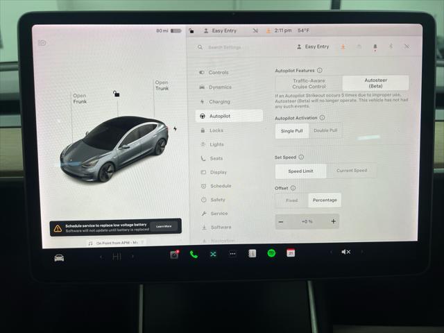 used 2019 Tesla Model 3 car, priced at $18,500