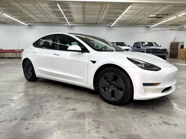used 2022 Tesla Model 3 car, priced at $18,500