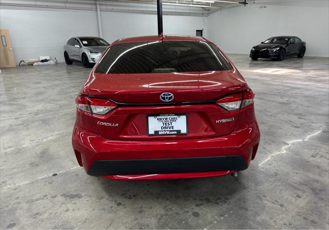 used 2021 Toyota Corolla Hybrid car, priced at $16,000