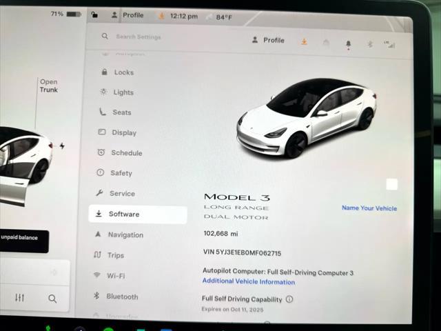 used 2021 Tesla Model 3 car, priced at $18,800