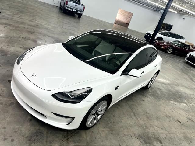 used 2022 Tesla Model 3 car, priced at $23,500