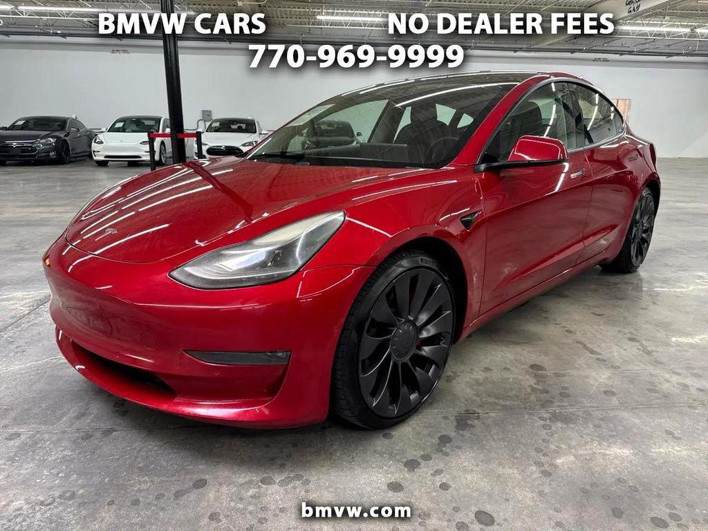 used 2021 Tesla Model 3 car, priced at $25,000