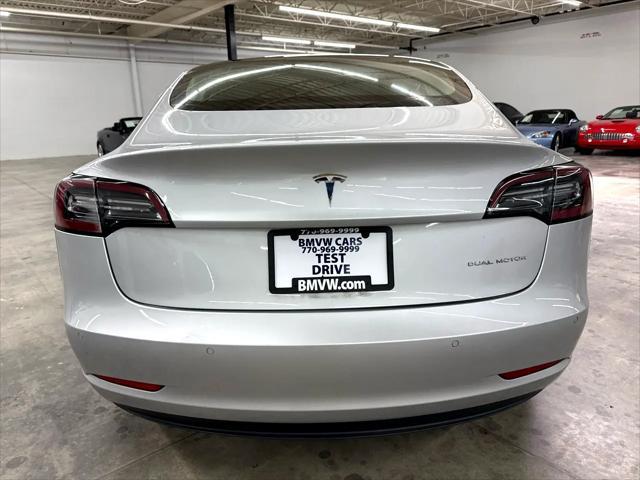 used 2018 Tesla Model 3 car, priced at $22,500