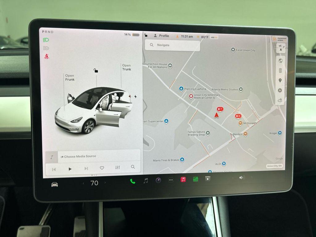 used 2021 Tesla Model Y car, priced at $23,800