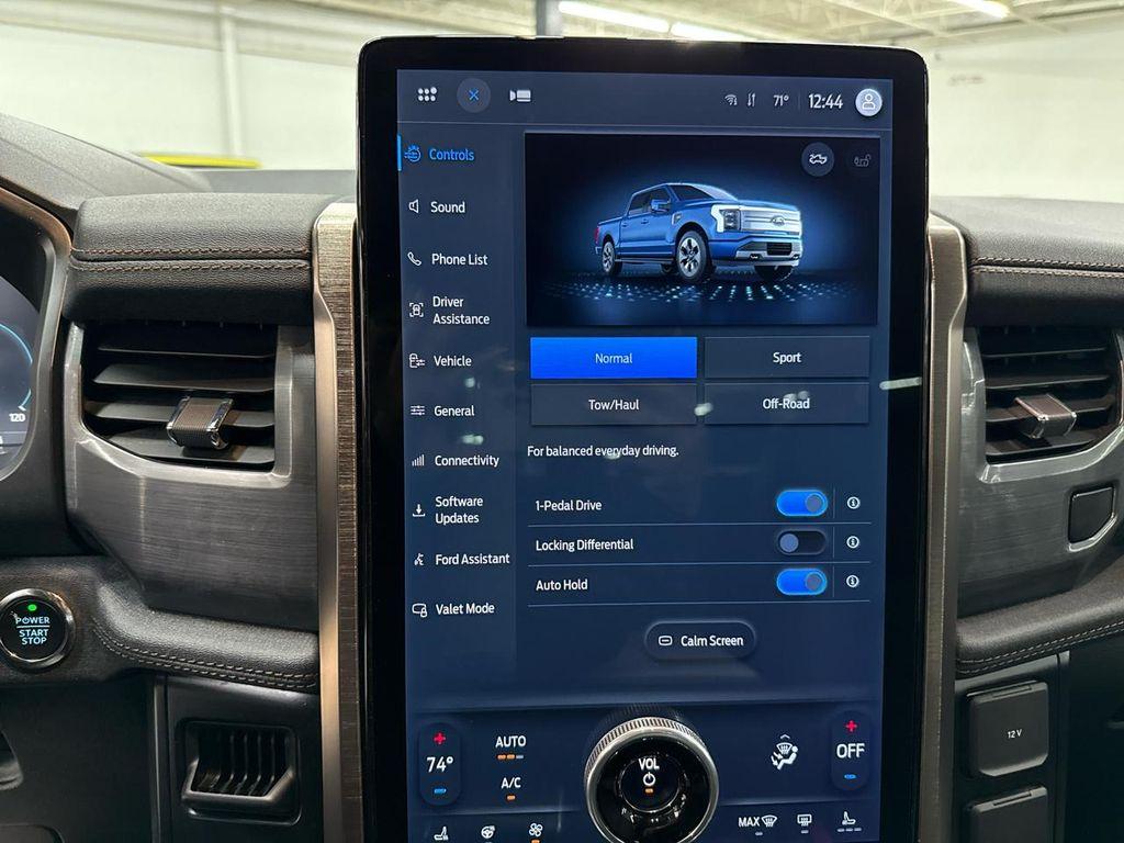 used 2023 Ford F-150 Lightning car, priced at $47,500