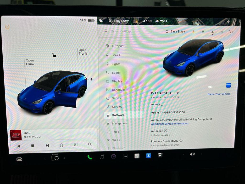 used 2022 Tesla Model Y car, priced at $25,000