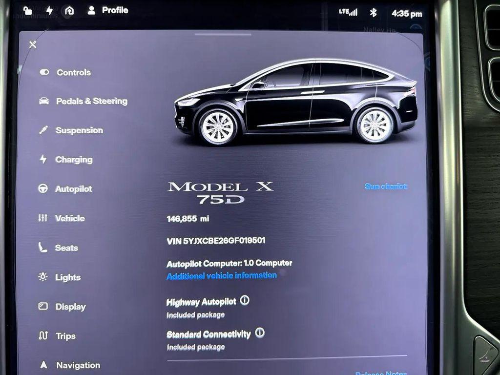 used 2016 Tesla Model X car, priced at $17,000