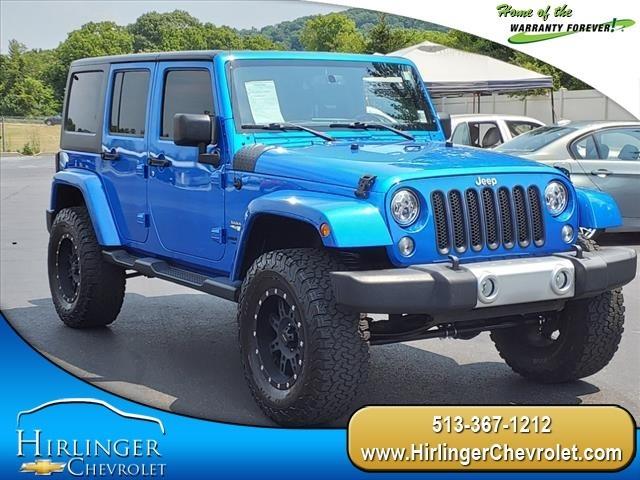 used 2015 Jeep Wrangler Unlimited car, priced at $22,400