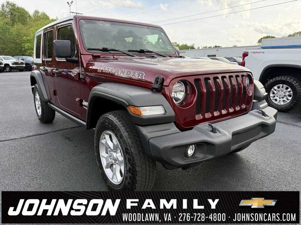 used 2021 Jeep Wrangler Unlimited car, priced at $28,887