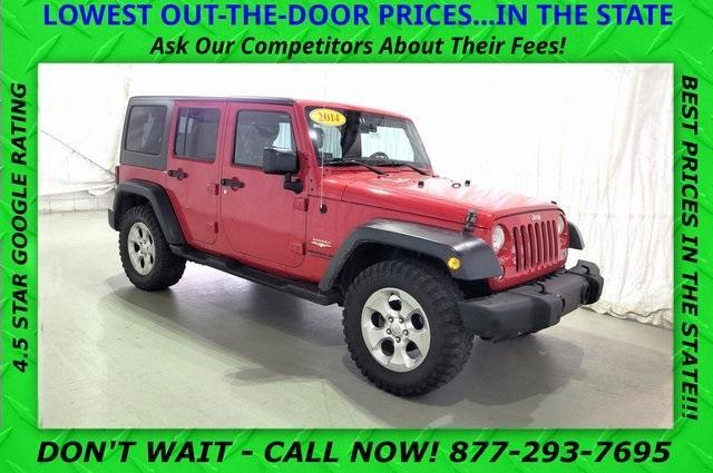 used 2014 Jeep Wrangler Unlimited car, priced at $16,800