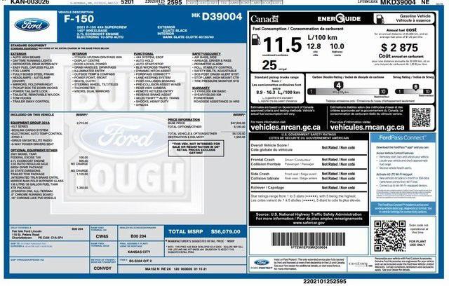 used 2021 Ford F-150 car, priced at $29,400