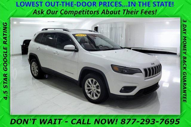 used 2019 Jeep Cherokee car, priced at $15,500