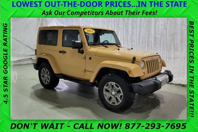 used 2013 Jeep Wrangler car, priced at $15,000