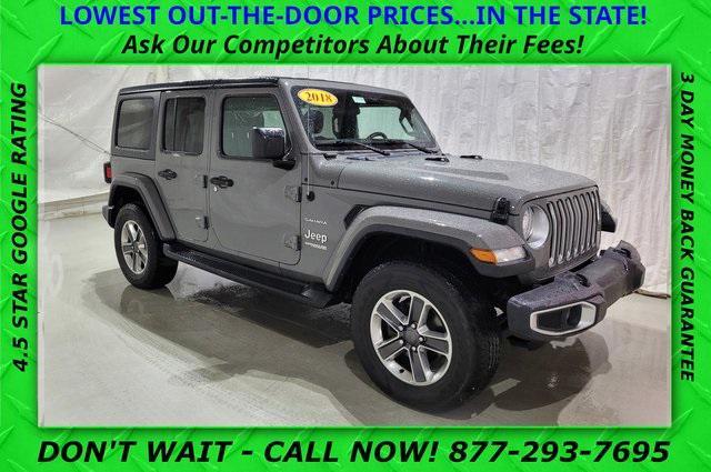 used 2018 Jeep Wrangler Unlimited car, priced at $27,000