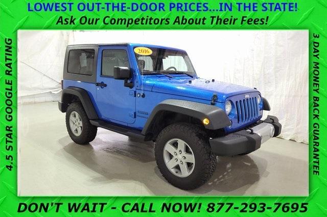 used 2016 Jeep Wrangler car, priced at $18,400