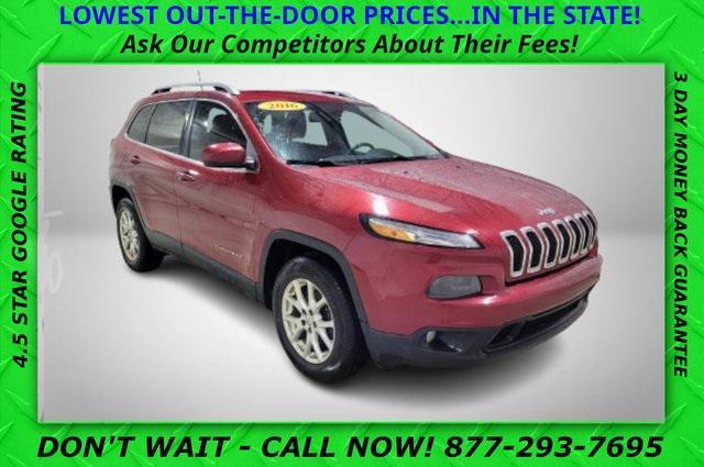 used 2016 Jeep Cherokee car, priced at $12,500