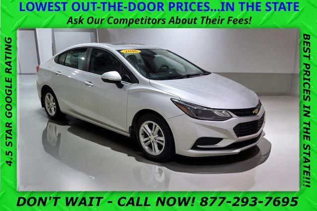 used 2016 Chevrolet Cruze car, priced at $9,500