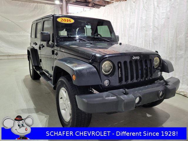 used 2016 Jeep Wrangler Unlimited car, priced at $19,500