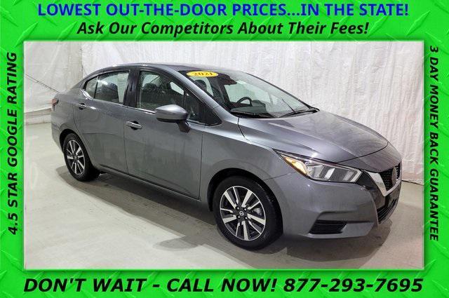 used 2021 Nissan Versa car, priced at $13,500